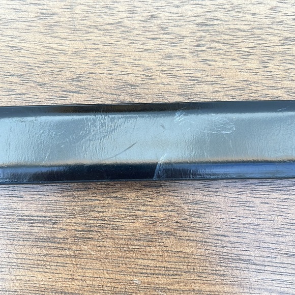 Dolce and Gabbana black and silver vintage interlocking belt - Picture 2 of 9